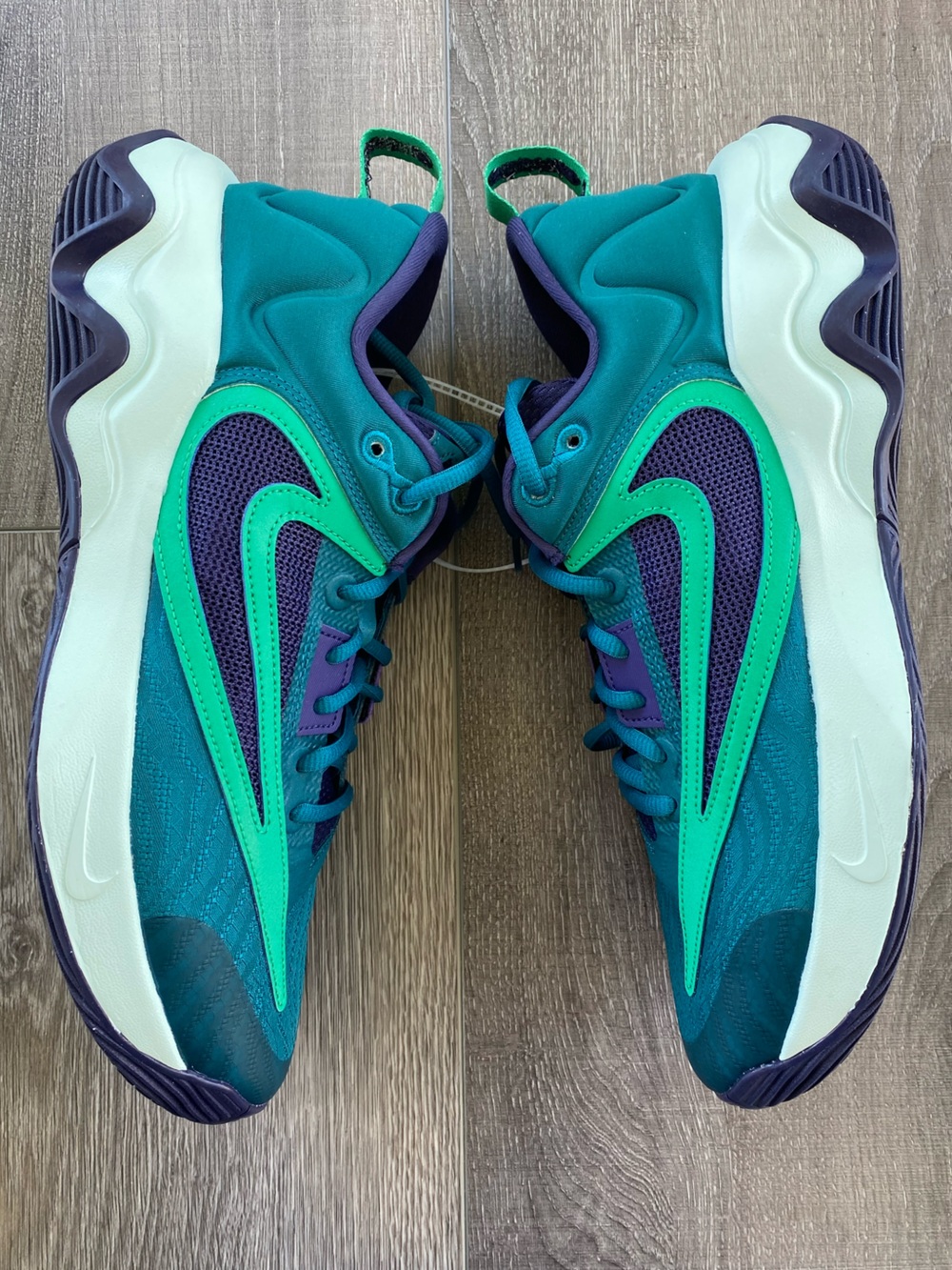 NEW Nike Giannis Immortality Geode Teal Men’s Athletic Basketball Shoes Size 11 - Picture 4 of 12
